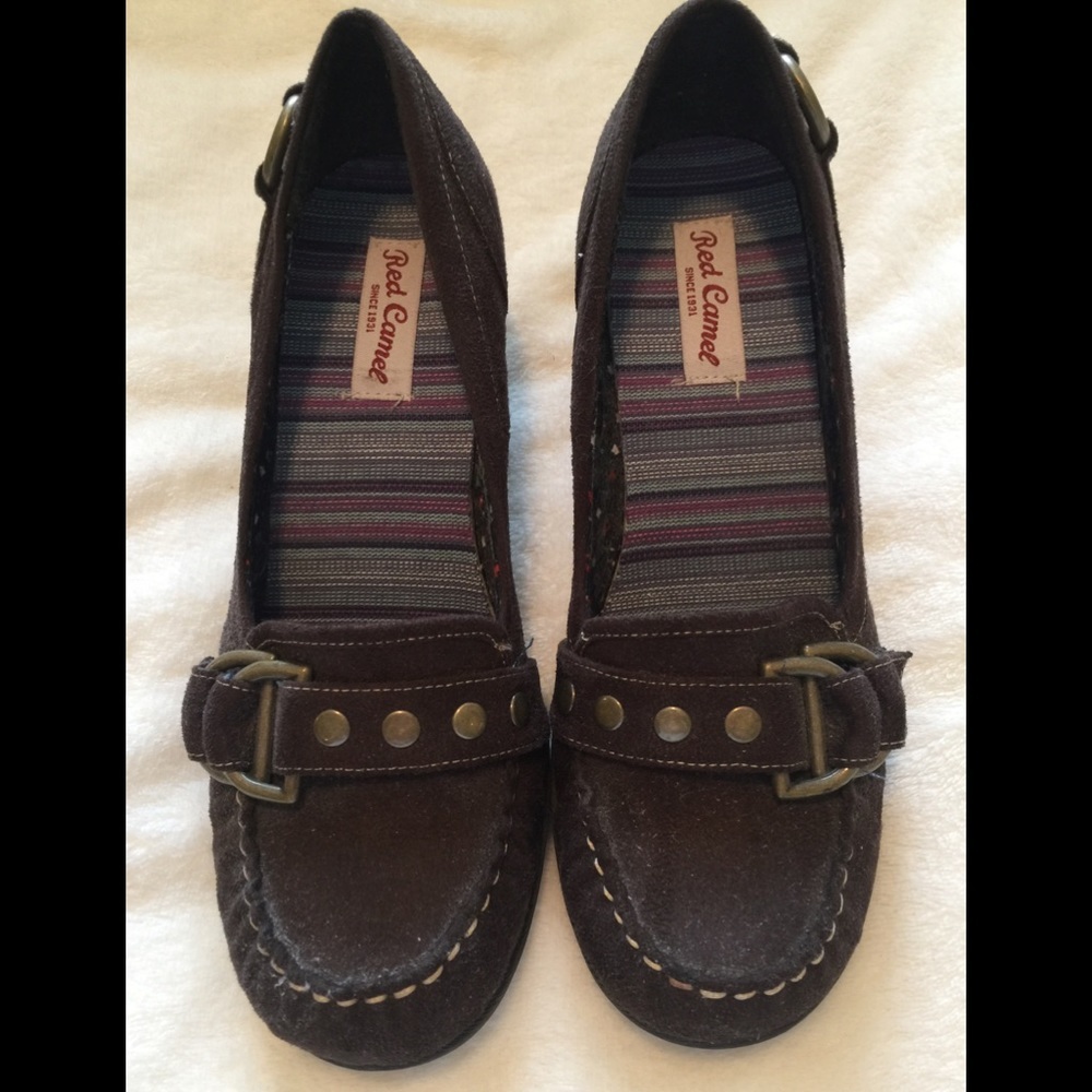 Red Camel Brown Wedges